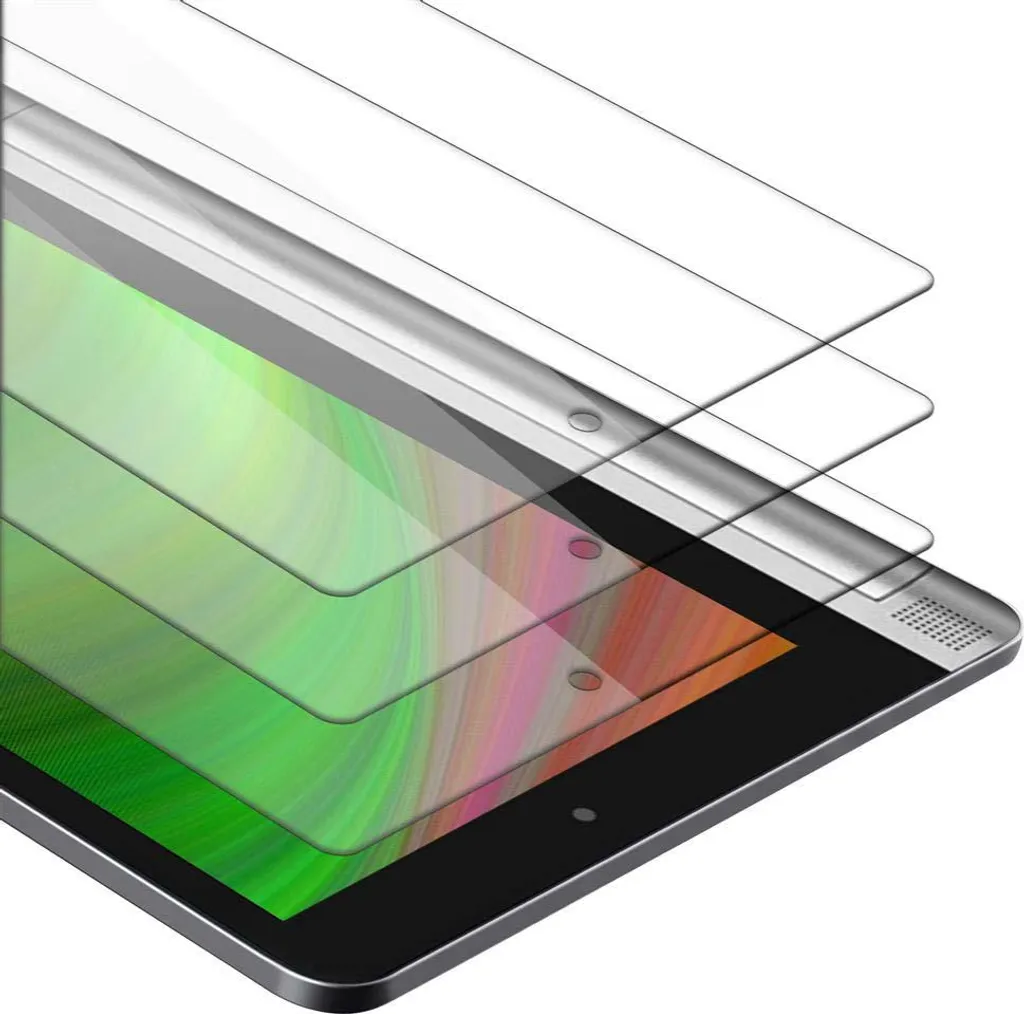 Cadorabo 3x Pellicola Vetro Temperato per Lenovo Yoga Tab 2 10.1 - Kit Protezione
