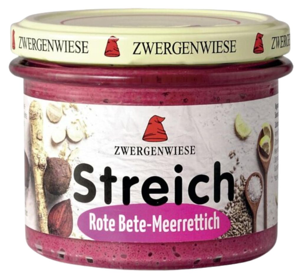 Zwergenwiese® Rote-Bete-Meerrettich Streich 180 g Produktbild 