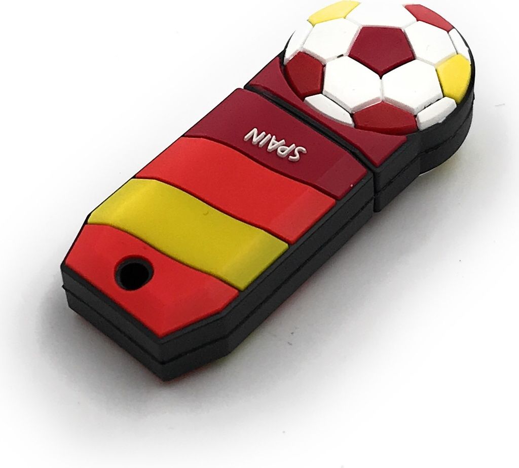 Onlineworld2013 Fussball Spain Flagge Sport Manschaft Anhänger Funny USB Stick 64 GB USB 3.0