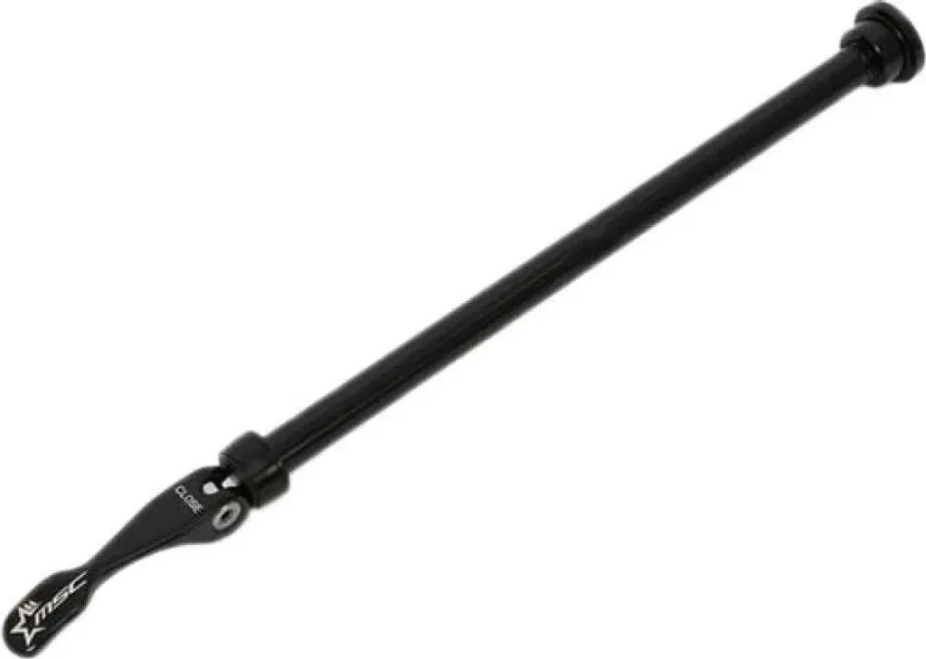 Axe de roue vélo MSC Booty 15x150mm en alu pour fourche VTT et Fatbike