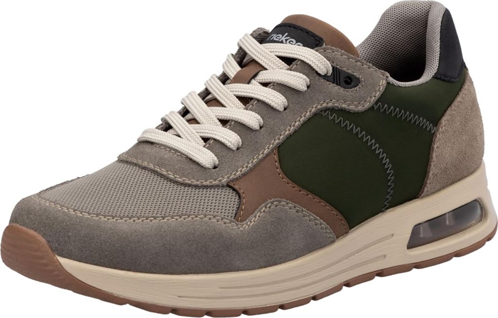 Rieker Sportliche Schnürschuhe Herren 31393836393731 Beige 47 EU