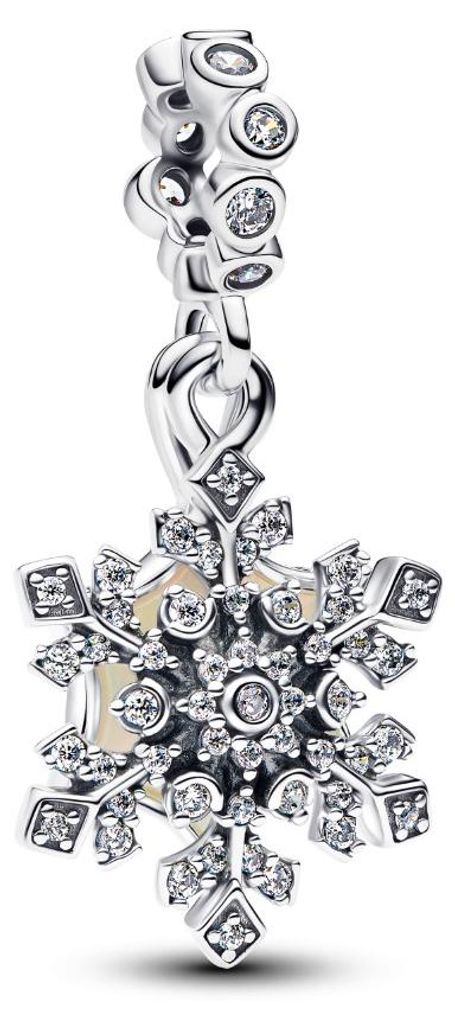 Pandora Charm Pendant Glitter Snowflake Sterling Silver Zdjęcie produktu 