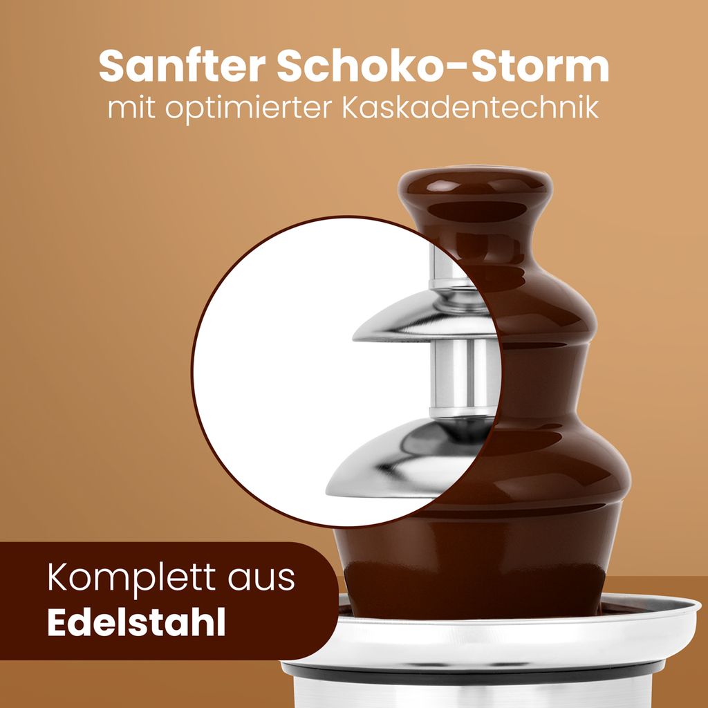Clatronic® Schokobrunnen mit exzellentem Schokofluss | für Produktbild 