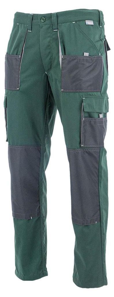 Sara Workwear Arbeitshose "ROCKY" 270 g/m² 65% Polyester grün/graphite 44
