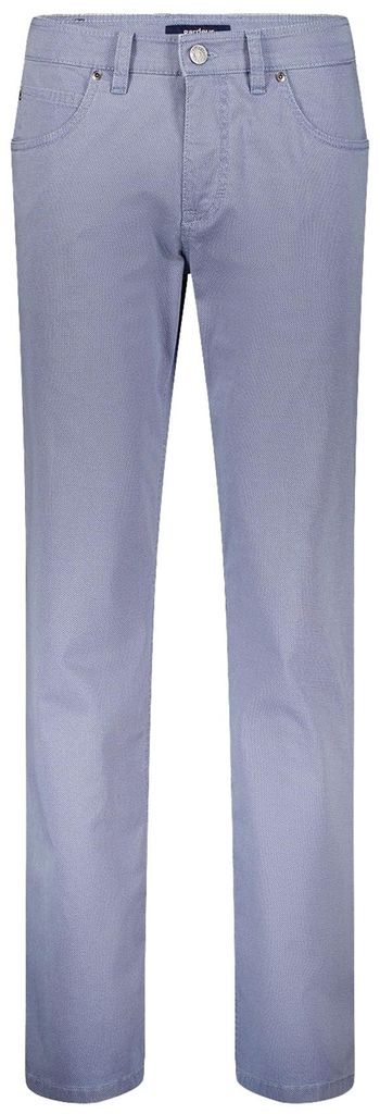 Gardeur Hose 5-Pocket hellblau normale Passform