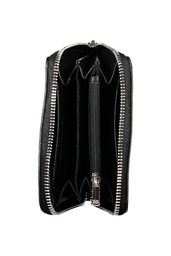 Tommy Hilfiger Elegante schwarze Polyethylen -Brieftasche Produktbild 4