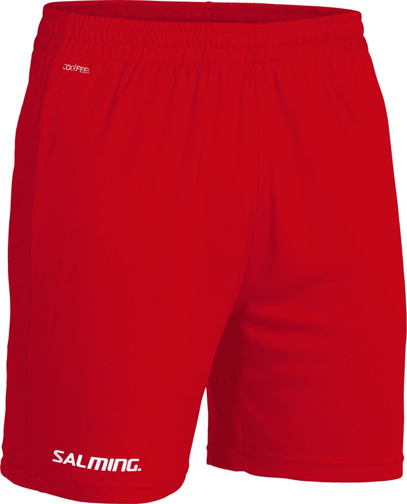 Salming Granite Game Junior Shorts kurze Kinder Hose Sporthose rot 1198742-0505, Größe:128