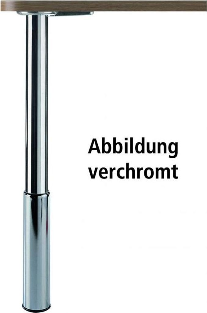 Pied de table Studio, 79,5-97,5 cm, aspect acier Image du produit 