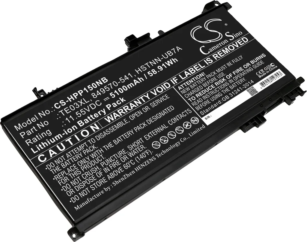 Batterie pour HP 15-AX000NF Remplacement Idéal pour le Télétravail