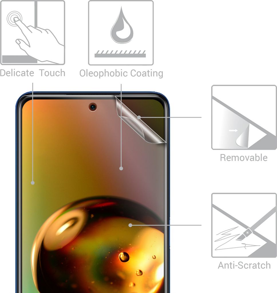 Kwmobile Matte Displayschutzfolie Für OnePlus Nord 2 5G – 3er Pack, Entspiegelt, Kratzfest, Blasenfrei
