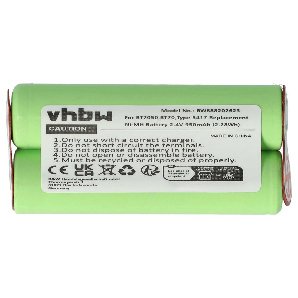 vhbw Akku kompatibel mit Braun Series 7, BT70, BT7050, Produktbild 3