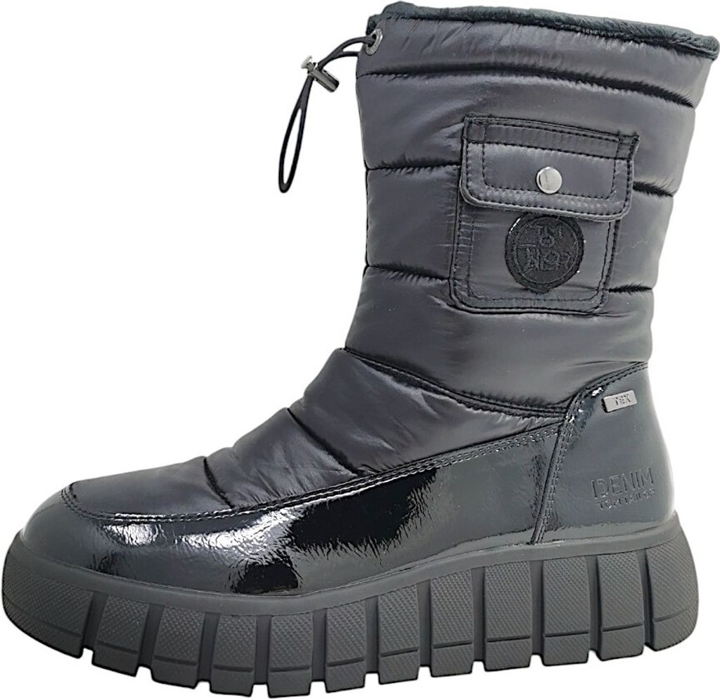Tom Tailor Boots Schwarz in Gr. 38