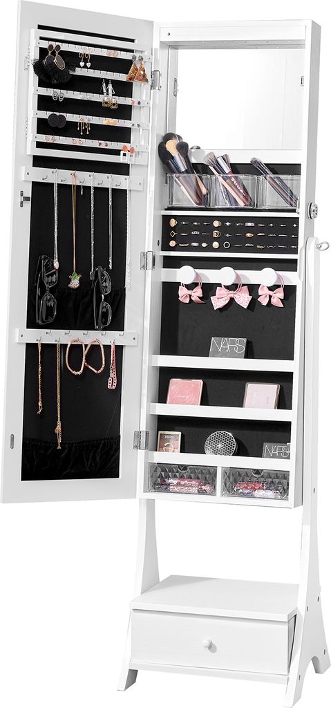 VEVOR Spiegel-Schmuckschrank, Standspiegel mit Produktbild 