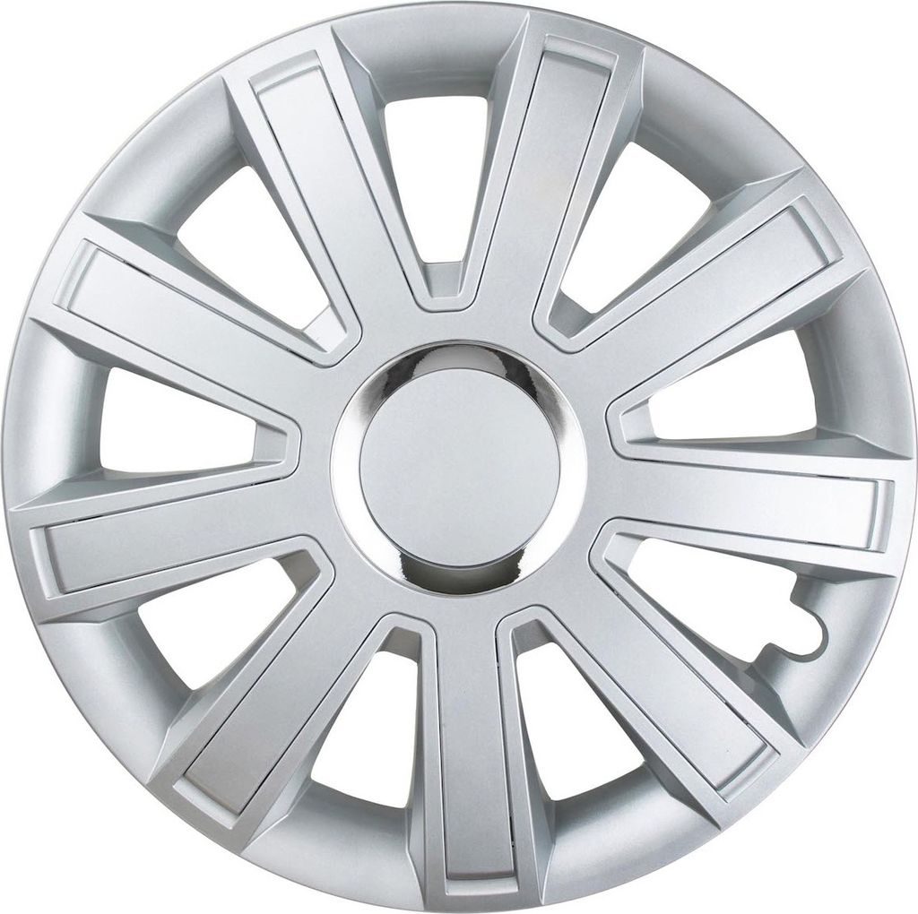 4x 15" Zoll Radkappen Silber Radzierblenden Radblenden Produktbild 