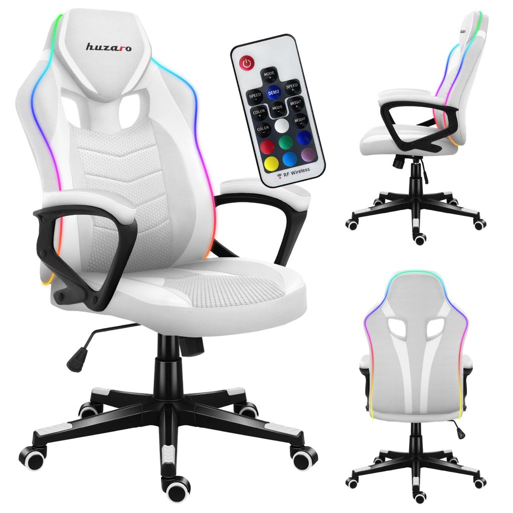 Huzaro Force 2.5 | Fotel gamingowy z oświetleniem LED RGB | Zdjęcie produktu 