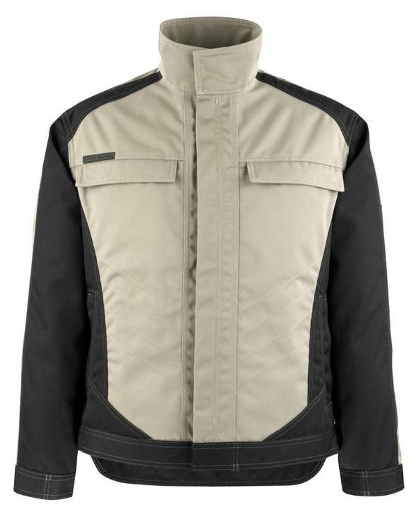 MASCOT Mainz Arbeitsjacke Größe L, hellkhaki/schwarz | Packung (1 Stück)