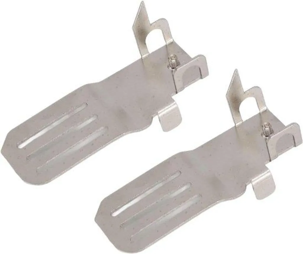 Support à clip bois pour fixation de rail et guidage - Pack de 2 Alu