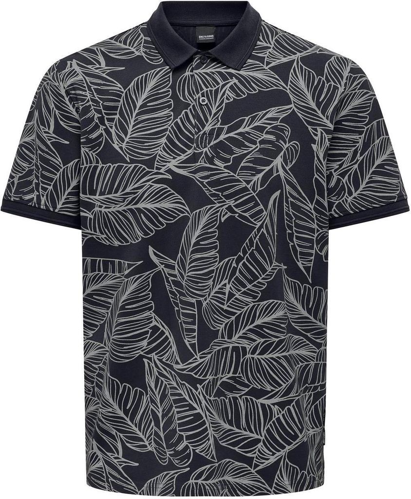 ONLY & SONS Poloshirt Kurzarm Polokragen Baumwolle Hemd Größe: S