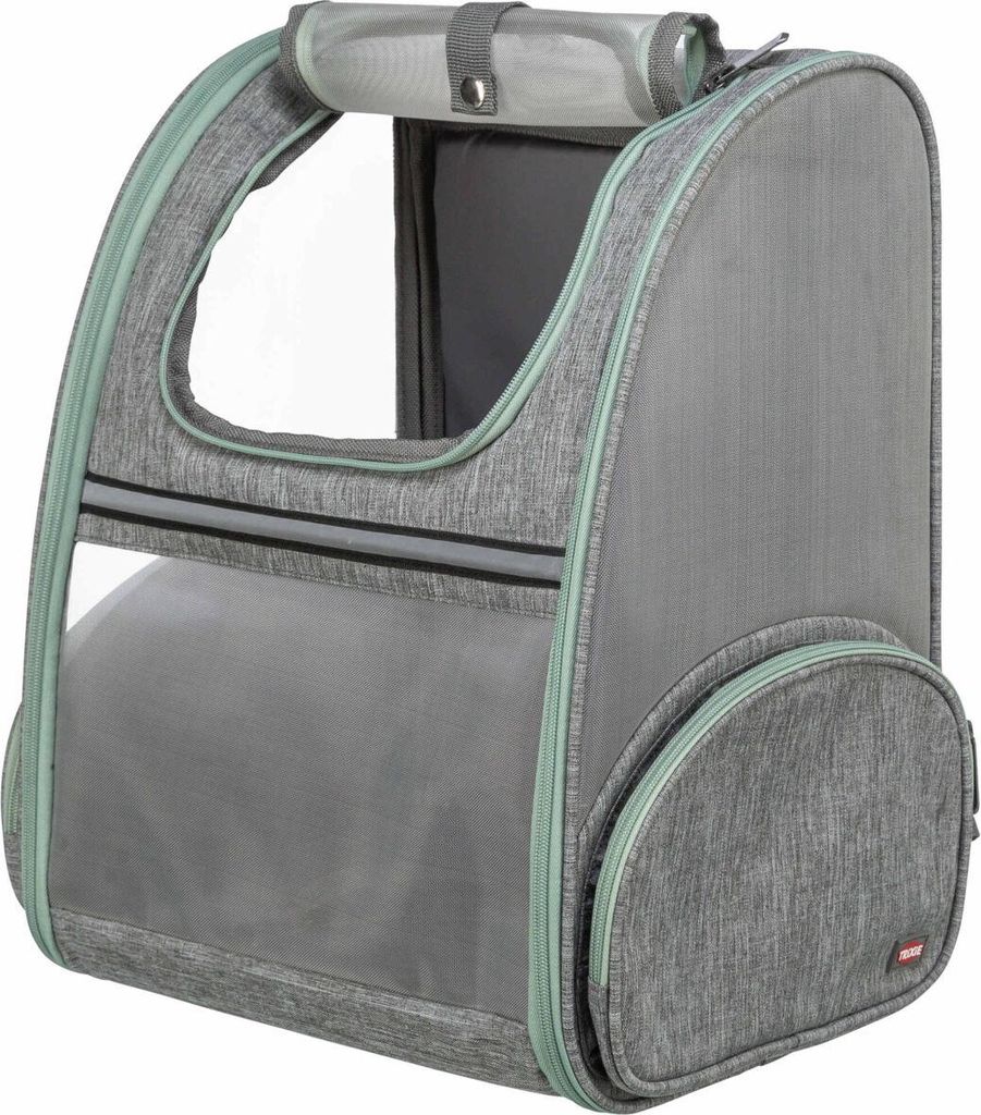 TRIXIE Rucksack Chloe - hellgrau - 39 × 43 × 27 cm