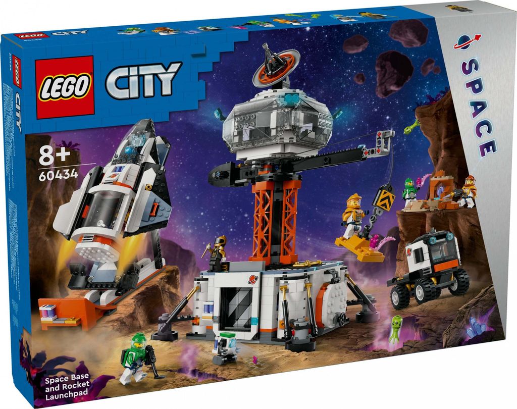 LEGO® City 60434 Base spatiale avec rampe de lancement Image du produit 