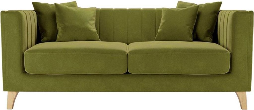 2-Sitzer-Sofa Barra-Velluto 9-wax-black