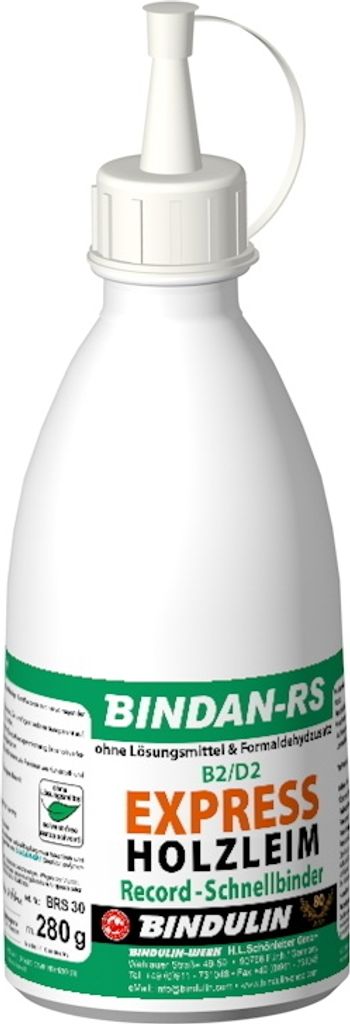 BINDAN-RS Leim-Express 280 g FlascheRecordschnellbinder inkl. Pindel von E-Com24