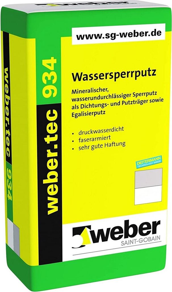 weber.tec 934 Wassersperrputz, 25 kg