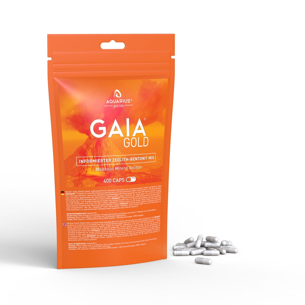 AQUARIUS pro life ® - GAIAgold® CAPS - 400 vegane Produktbild 