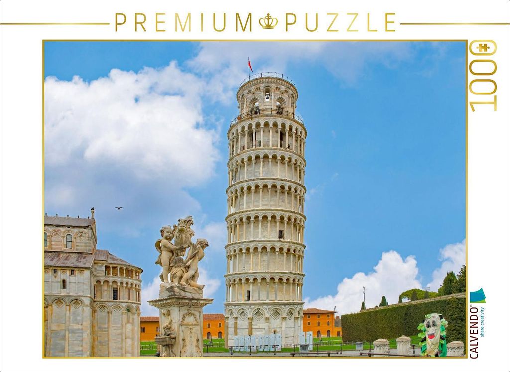 CALVENDO Puzzle Blick auf den Turm | 1000 Teile Lege-Größe Produktbild 