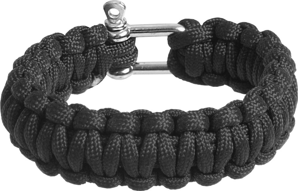 Bransoletka BCB paracord czarna