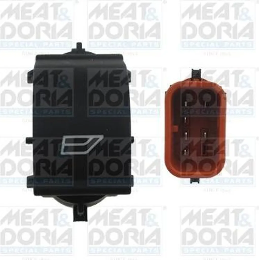 MEAT & DORIA 26187 Interruttore, alzacristalli OE 1770507 compatibile con C-Max, Focus, Tourneo, Transit