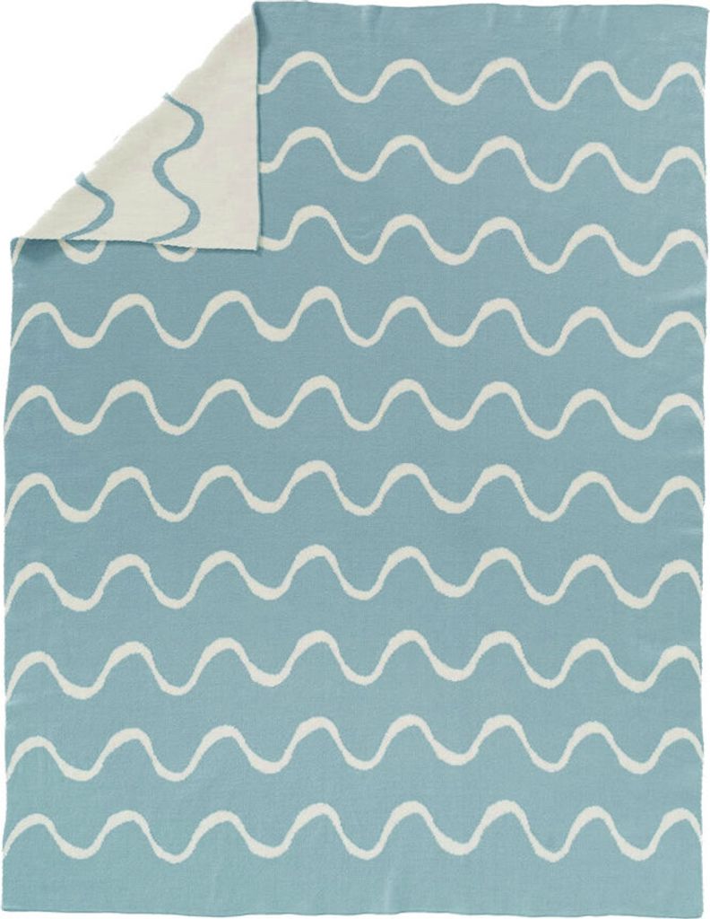 Fresk Gestrickte Babydecke Soft -BW 100 x 80 cm Waves