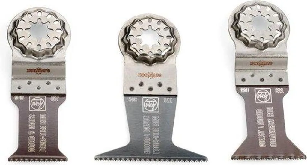 Lames de scie E-Cut pour bois et métal avec système de fixation Starlock