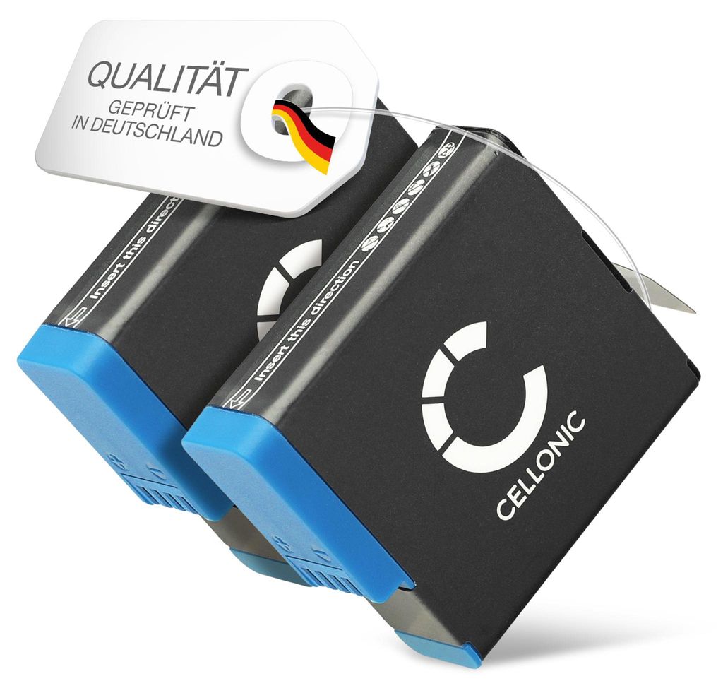 CELLONIC 2x Akku für Kamera Kompatibel mit GoPro Hero 7 Produktbild 