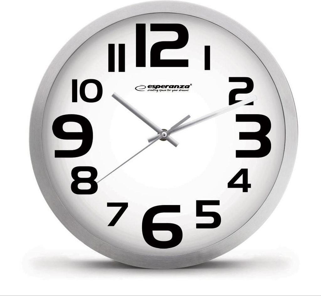 Esperanza EHC013K Wall Clock - Zurich - Black, Múr, Obrázok produktu 