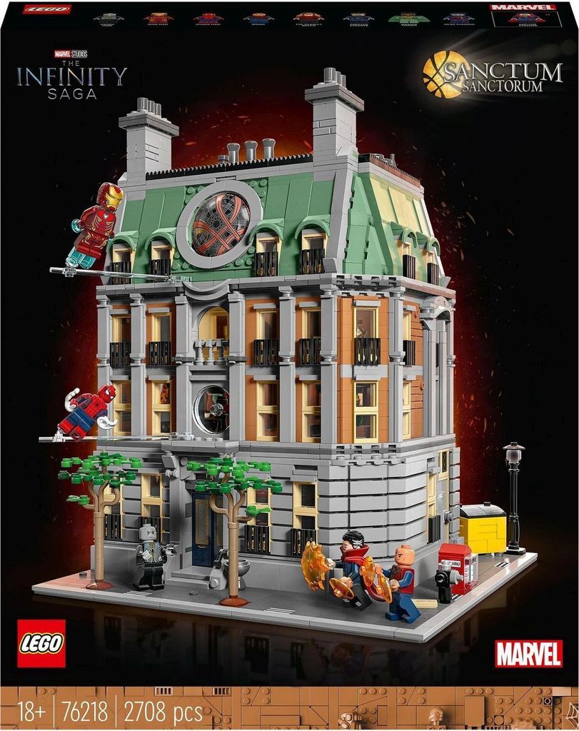 LEGO 76218 Marvel Sanctum Sanctorum, 3-stöckiges Modular Image du produit 