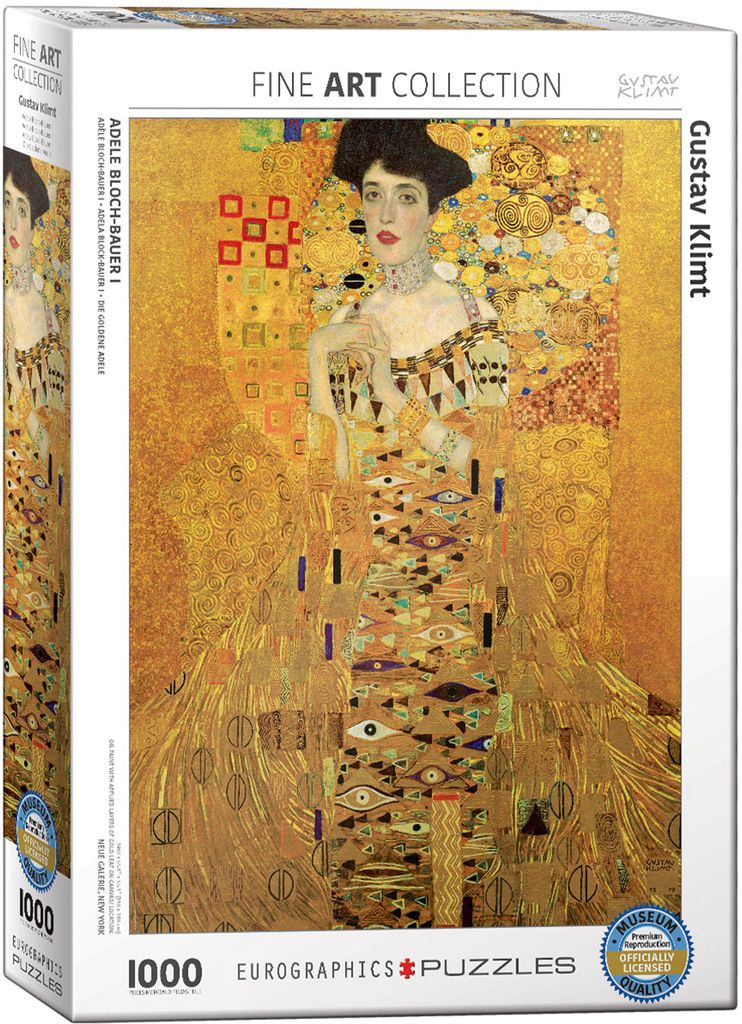 puzzle 1000 pièces Adele Bloch-Bauer de Gustav Klimt Image du produit 