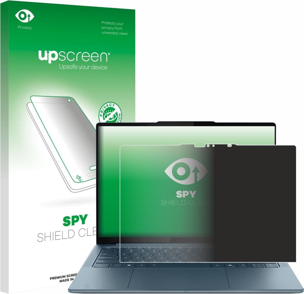 Für Lenovo Yoga Slim 7 Gen 10 14" Touch Sichtschutzfolie Schutzfolie upscreen Anti-Spy Privacy Sichtschutz Blickschutz Display Schutz Folie Blauli...