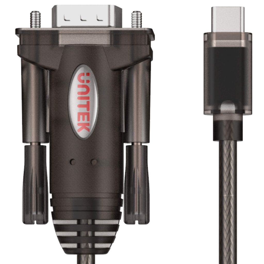 UNITEK Y-1105K Serien-Kabel Schwarz 1,5 m DB-9 (Y-1105K)