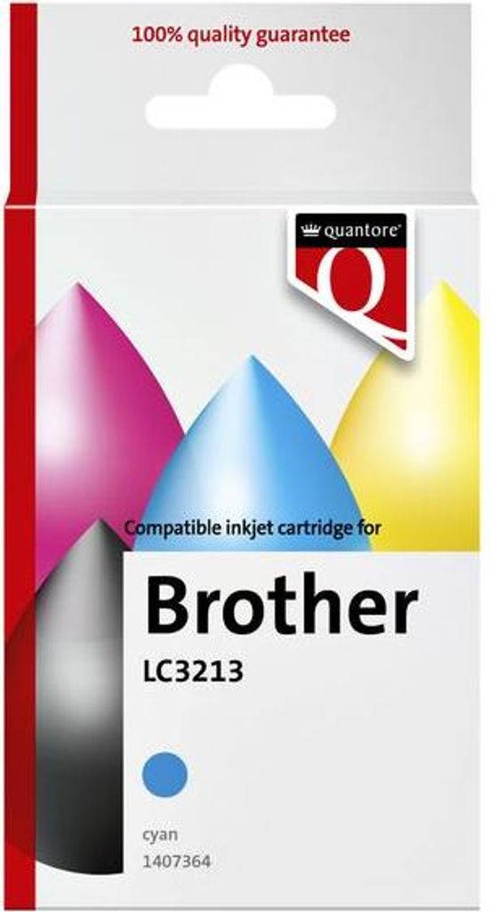 Quantore - Tintenpatronen-Alternative für LC3213 blau | 12 Stück