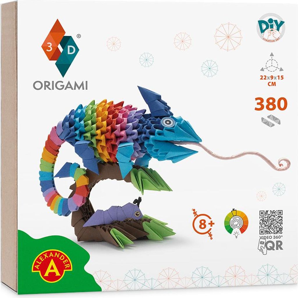 Origami 3D Camaleonte 28478 Immagine del prodotto 