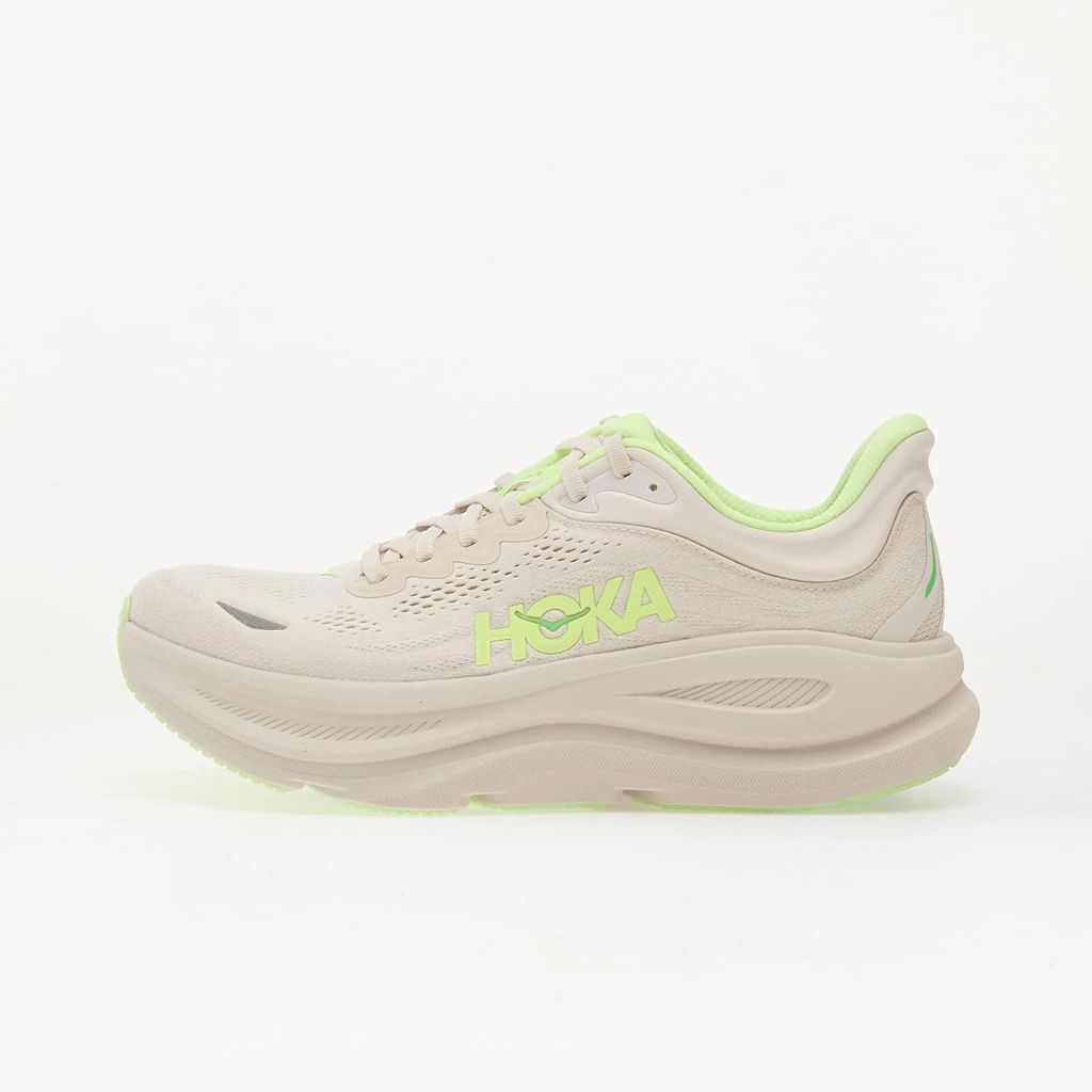 Hoka M Bondi 9 - grout / neon yuzu, Größe:10.5 Produktbild 