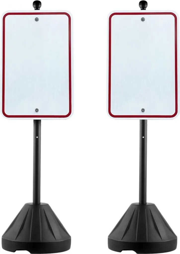 Poteau de signalisation portable 1,5m : la solution de balisage mobile