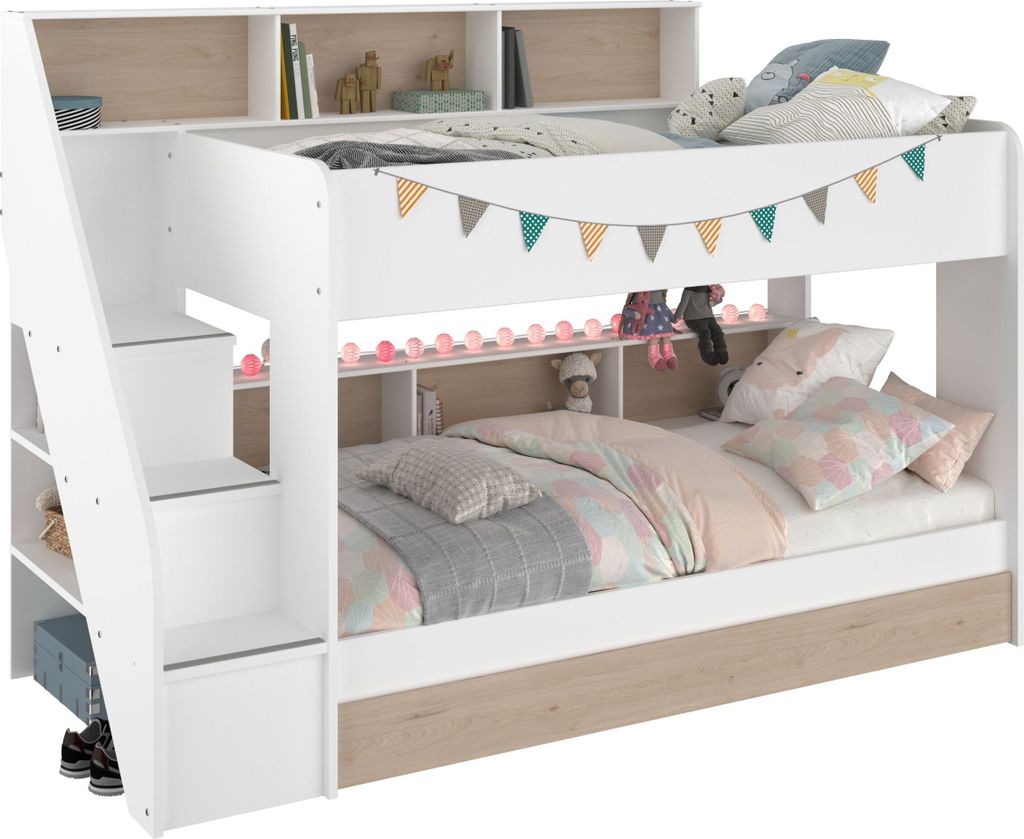 Etagenbett mit Bettschubkasten BIBOP 1 Produktbild 