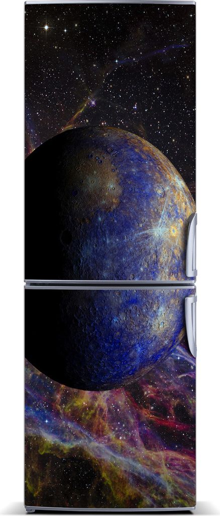Tulup Kühlschrankdekoration - Magnetmatte - 60 cm x 180 cm - Magnet auf dem Kühlschrank - Merkur