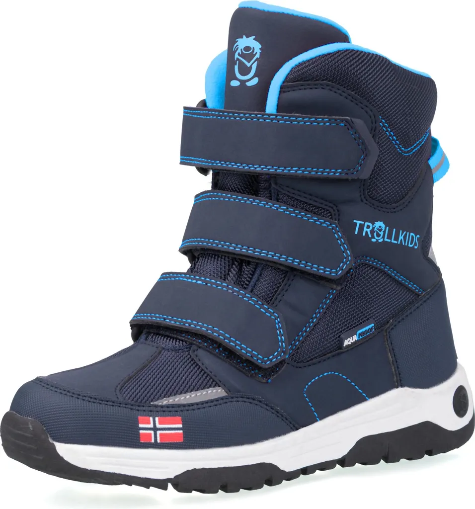 Bottes d'hiver Trollkids Lofoten Marine 40 : Pieds au Sec et au Chaud