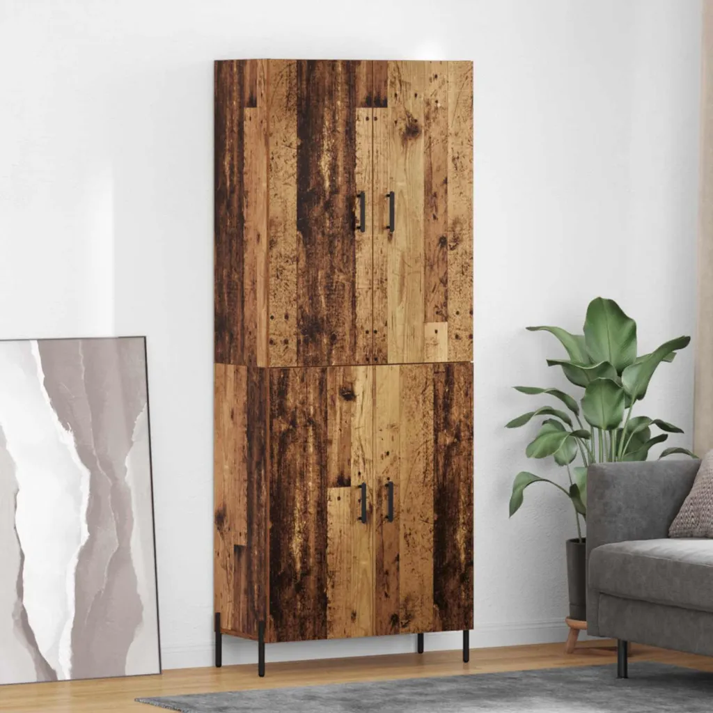 Lavagna Menu Professionale Legno Recupero 180cm vidaXL per Bar