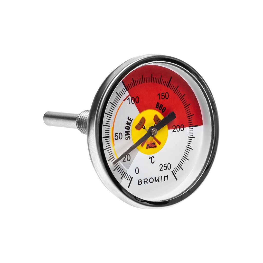 Rauchthermometer 250°C Geschraubt Rot/Orange Produktbild 