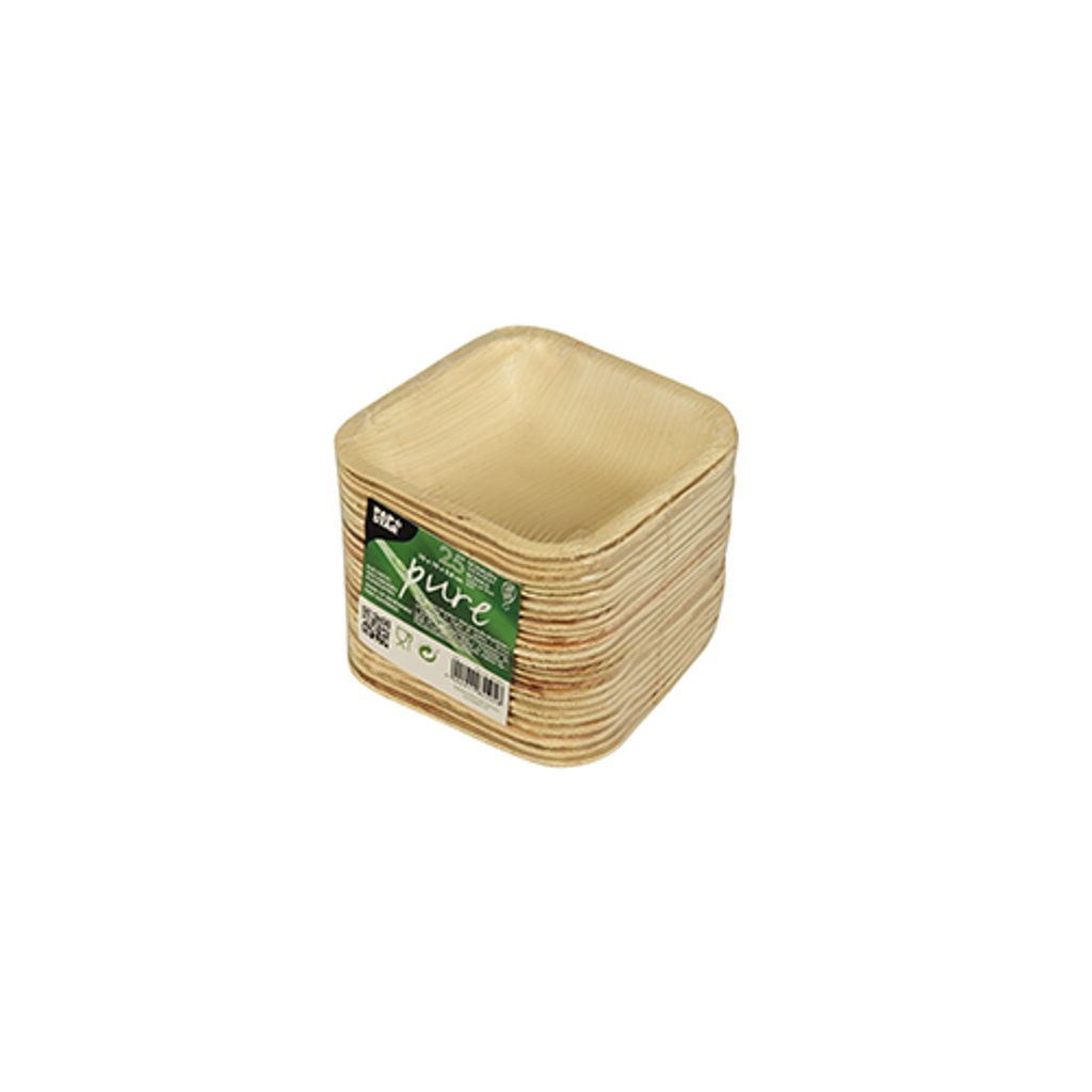 Papstar Palmblatt pure Schalen eckig 100 ml 10 x 10 cm 25 Zdjęcie produktu 