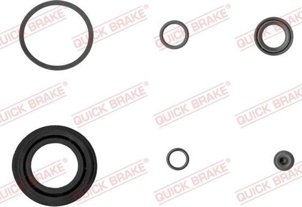 QUICK BRAKE 114-0024 Reparatursatz, Bremssattel OE kompatibel mit Vento, Passat 35I, Golf III, Corrado, Toledo, Ibiza, Cordoba, A8 4D, A6 4A, Alf....